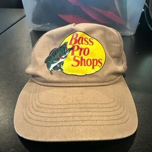 Bass Pro Shops Brown Cap with Yellow Logo